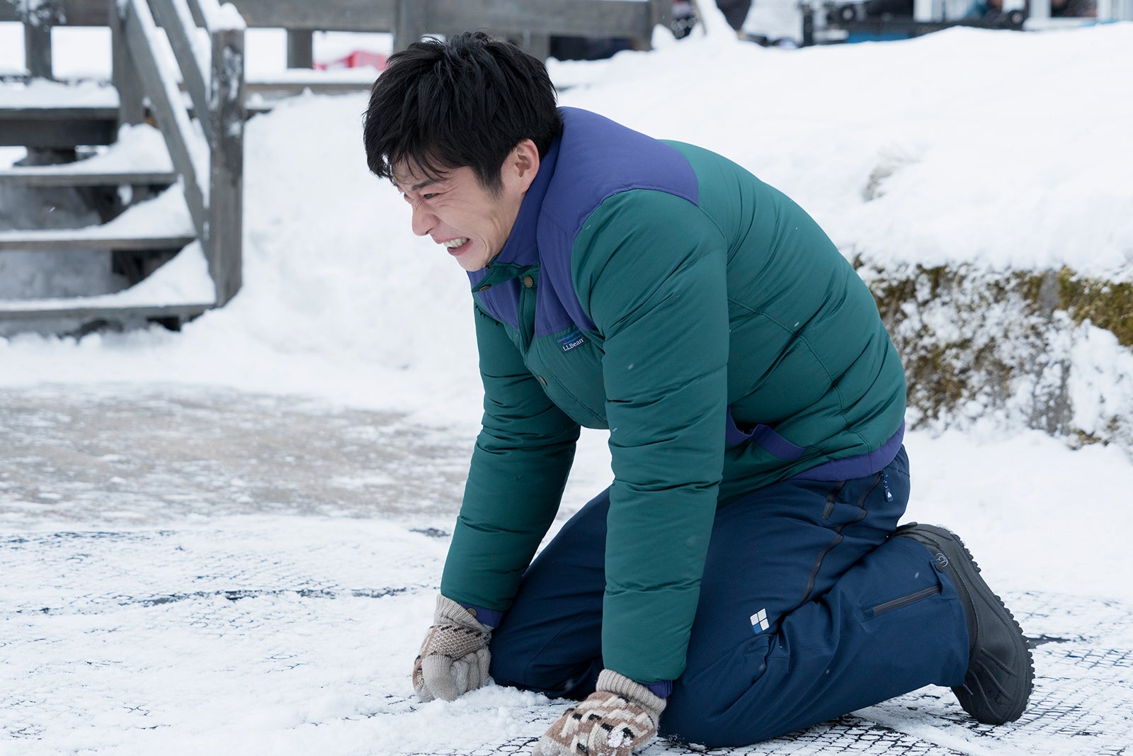 田中圭／映画「ヒノマルソウル～舞台裏の英雄たち～」場面写真 （C）2021映画「ヒノマルソウル」製作委員会