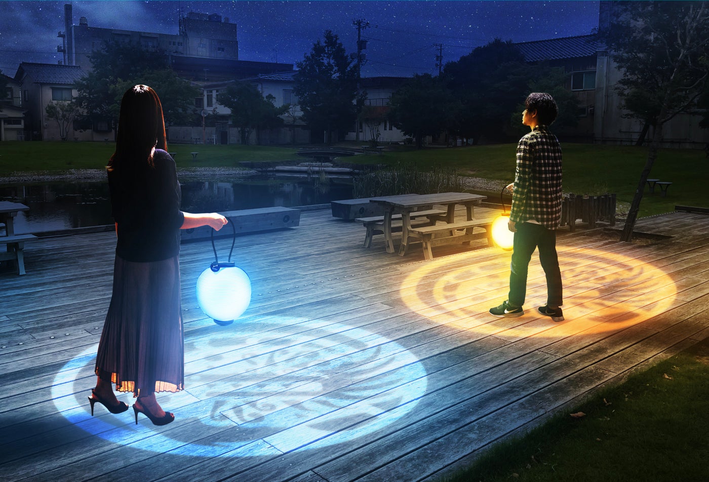 NAKED夜さんぽ -片山津温泉-／画像提供：ネイキッド