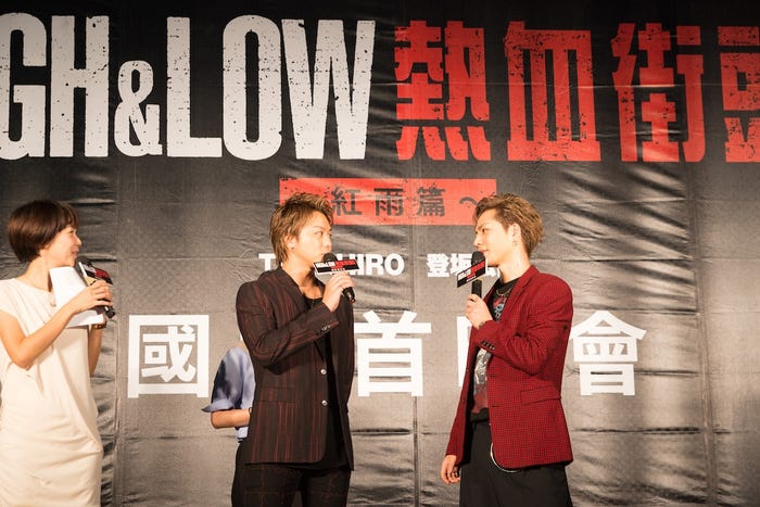 TAKAHIRO、登坂広臣 (C)2016「HiGH&LOW」製作委員会