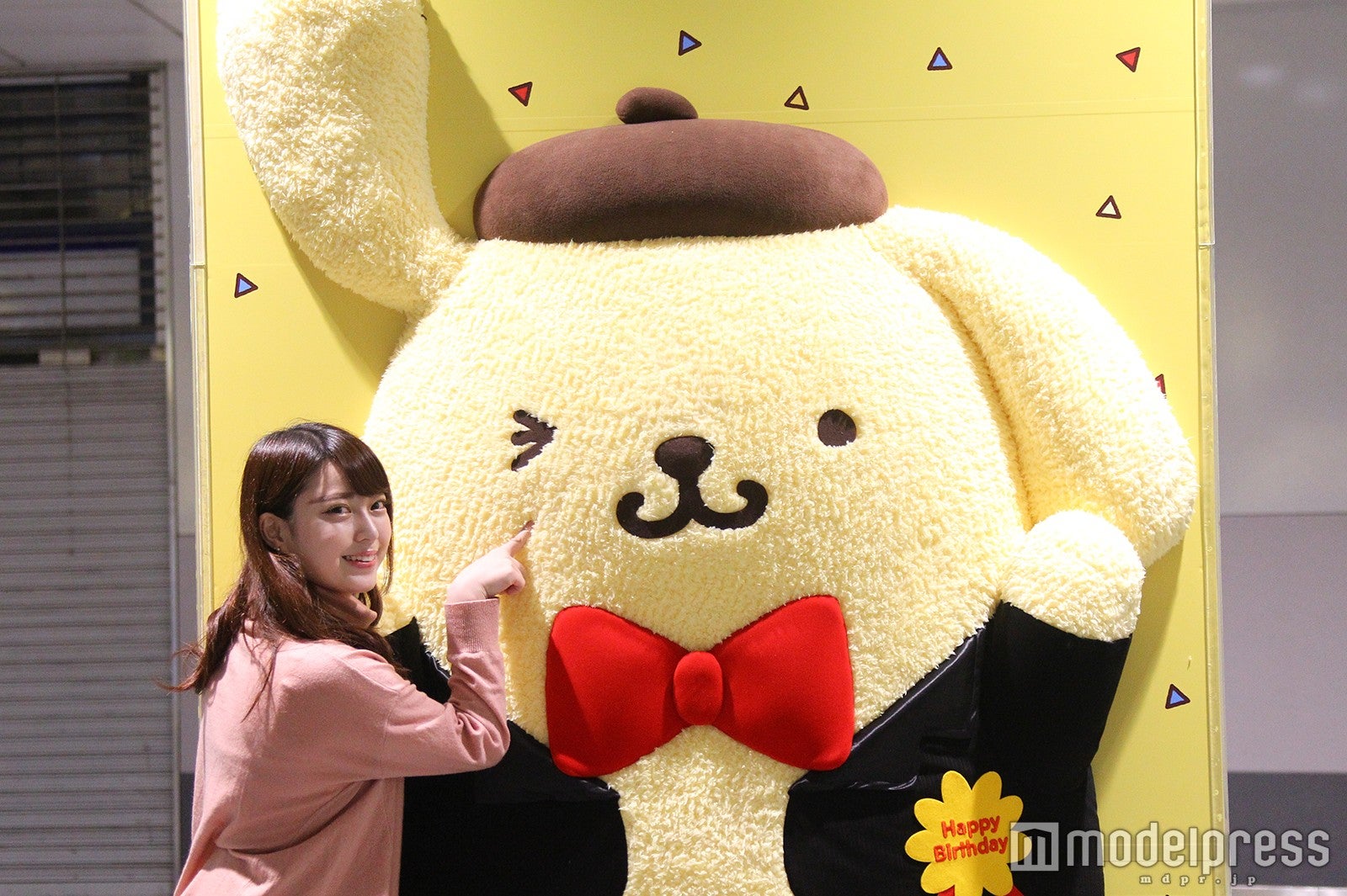 新宿の次は渋谷！3Dふわもこポムポムプリンが渋谷駅に大量発生