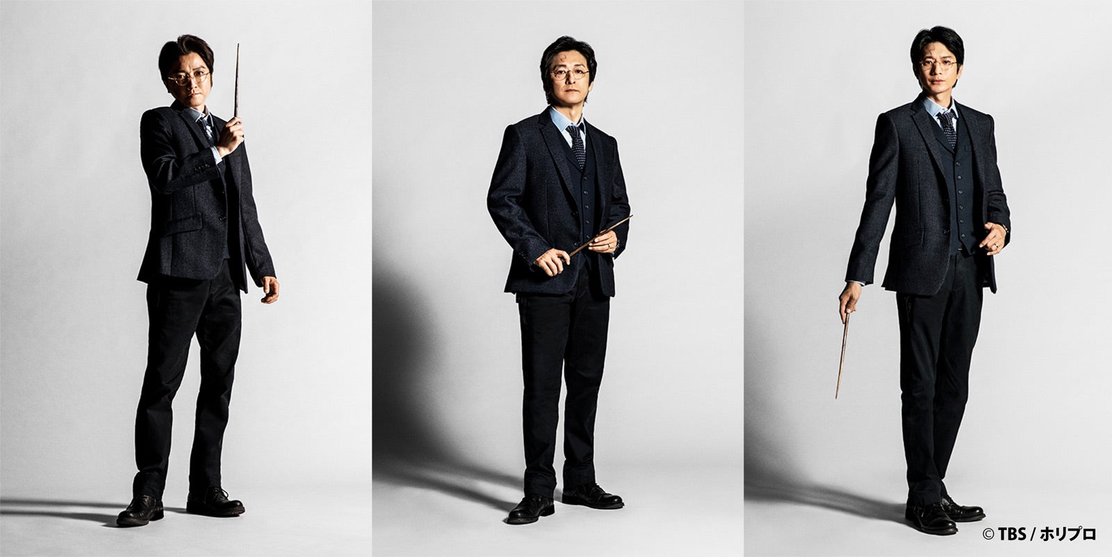 （左から）藤原竜也、石丸幹二、向井理（提供写真）