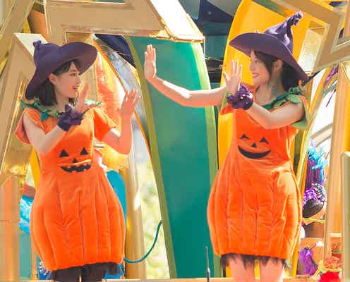 広瀬アリス&すず、USJにおそろ仮装でサプライズ出現!熱気と歓声に包まれる
