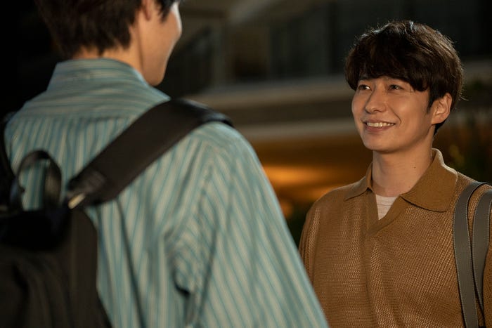 西垣匠、武田航平「みなと商事コインランドリー2」第5話より(C)缶爪さわ・椿ゆず/KADOKAWA/「みなと商事コインランドリー2」製作委員会