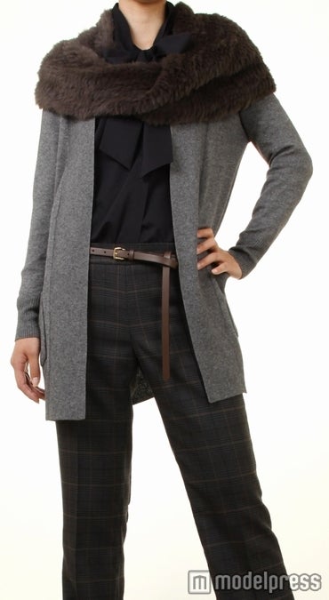 「THE SUIT COMPANY」ラビットファーのストレッチスヌード