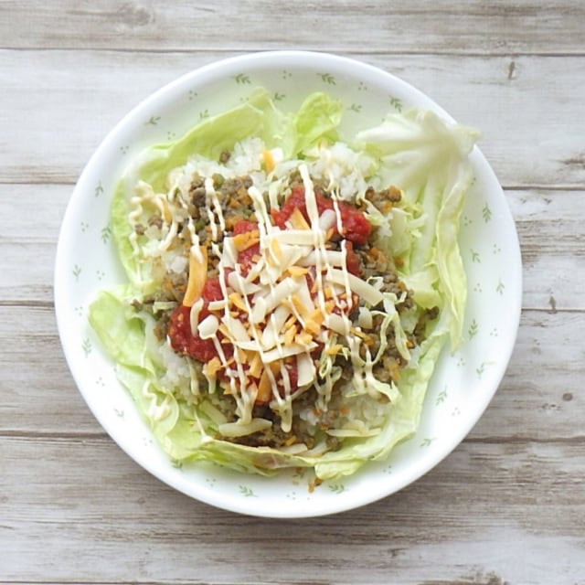 コストコのマリナラソースをタコライスに活用