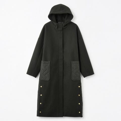 しまむら 黒アウター 冬 しまむら しまパト オンライン 通販 レディース おすすめ オススメ プチプラ コスパ 高コスパ 高見え 2022 冬 アウター 黒アウター 黒 ブラック 中綿キルトコート コート キルティング