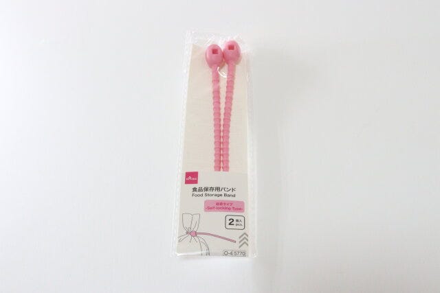 ダイソーの食品保存用バンド