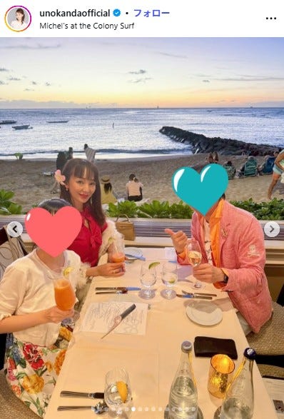 神田うのInstagramより