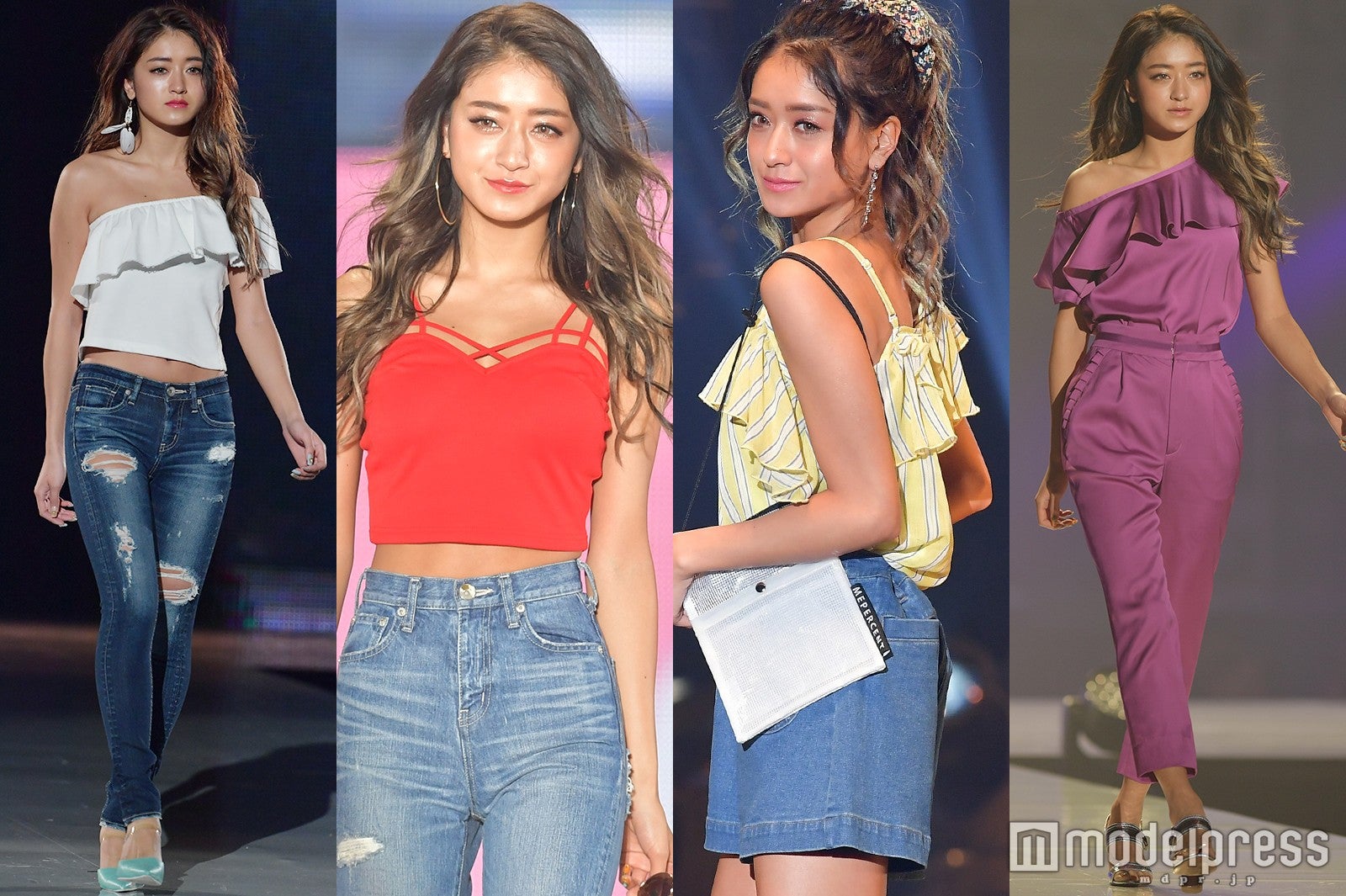 みちょぱ、大胆露出からガーリーまで“肌見せテク”に熱視線 トレンドコーデを真似したい