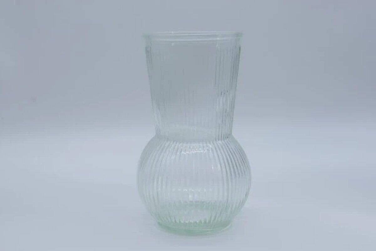 ダイソー　ガラスフラワーベース（D）