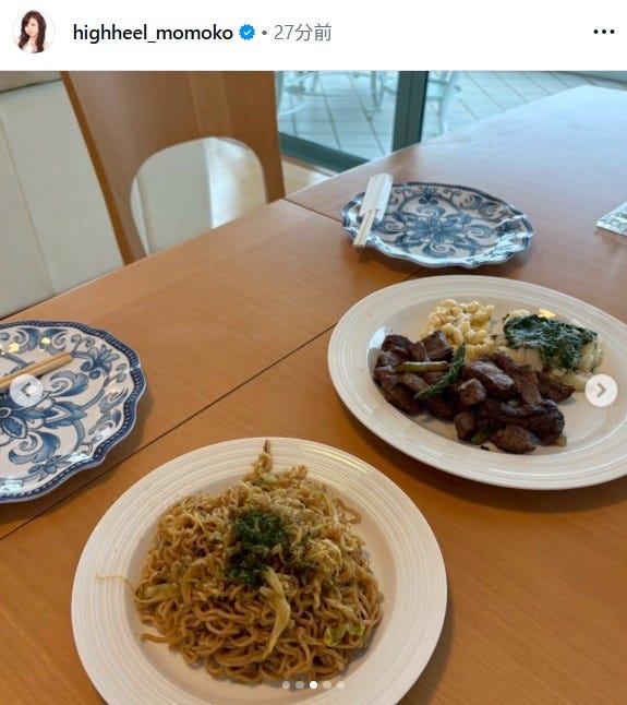 ハイヒール・モモコInstagramより