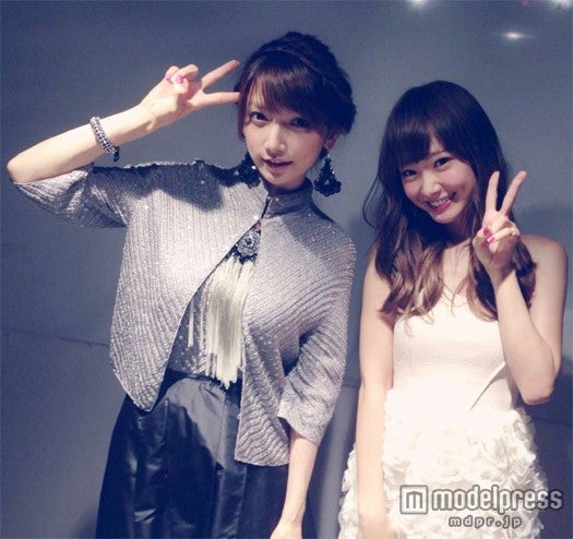 Popteenみずきてぃ、後藤真希と舞台裏で2ショット「ドキドキしちゃいました」