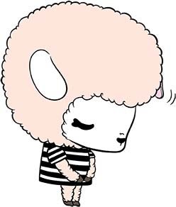 瀬戸康史「アニエスベー」コラボスタンプ（C）agnès b. （C）Watanabe Entertainment