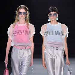 「Emporio Armani」ロンドンファッションウィーク Spring／Summer 2018より（Photo by Getty Images）