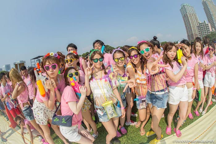 過去開催時の様子/画像提供:Water Run Festival 2019運営事務局