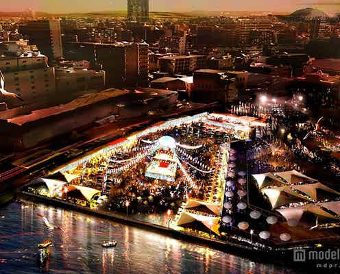 “謎の村”で盛大な夏祭り クルーズ&グルメ屋台で大阪の魅力を再発見