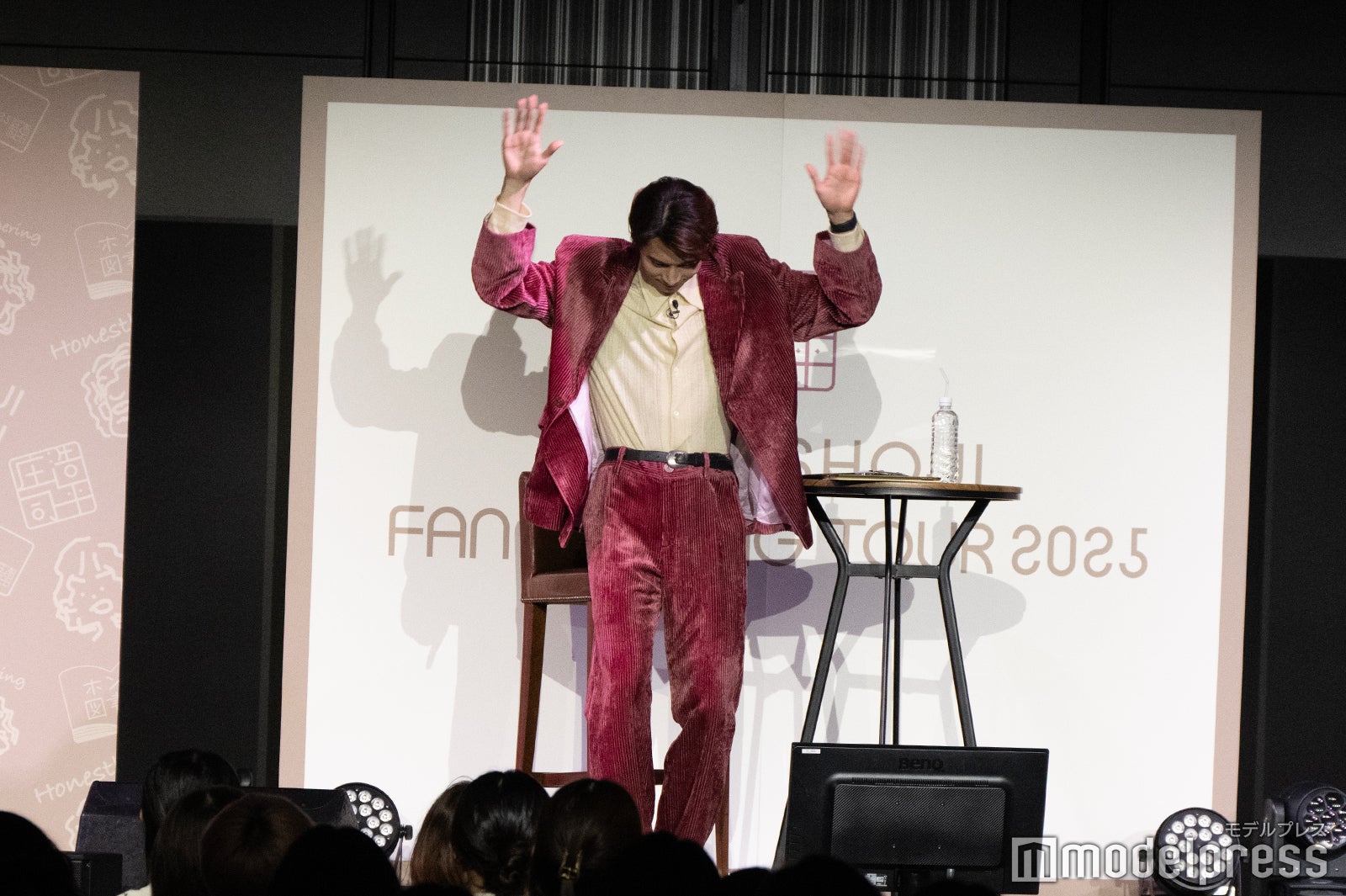 最初のコーナーに入る前に一旦「パンパパパン」と締める庄司浩平（C）モデルプレス