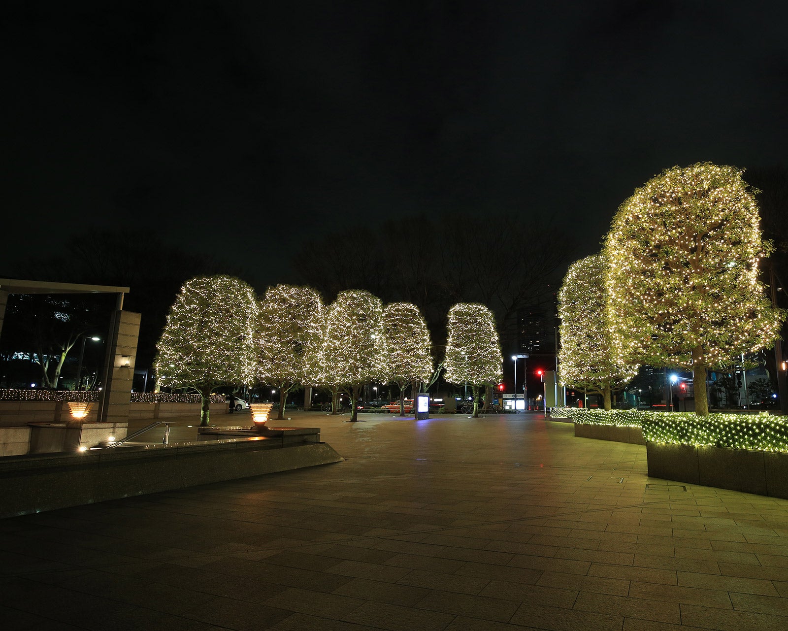 ウィンターイルミネーション（噴水広場）／画像提供：西新宿街ぐるみプロジェクト