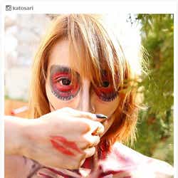 モデルプレス - 加藤紗里、リアルすぎる“巨人メイク”披露「セクシーな感じが出ちゃう」