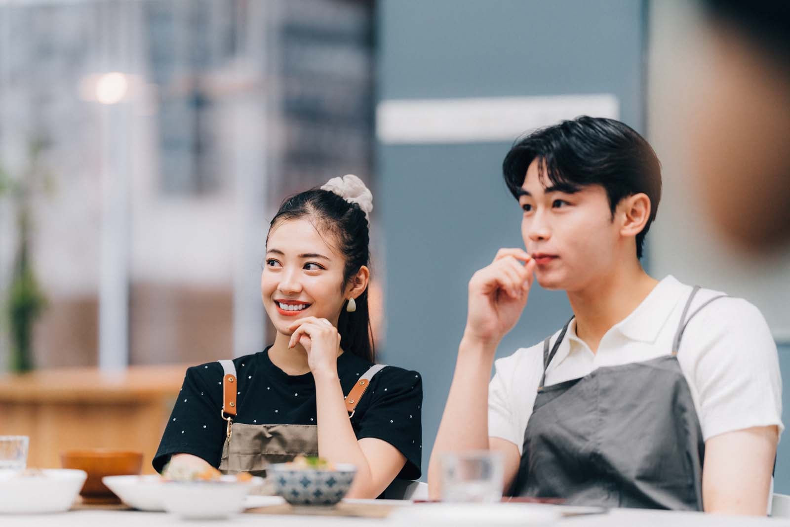 谷岡美沙紀、水野友貴「LOVE CATCHER Japan」第3話より（C）CJ ENM CO., LTD. All Rights Reserved（C）AbemaTV,Inc.