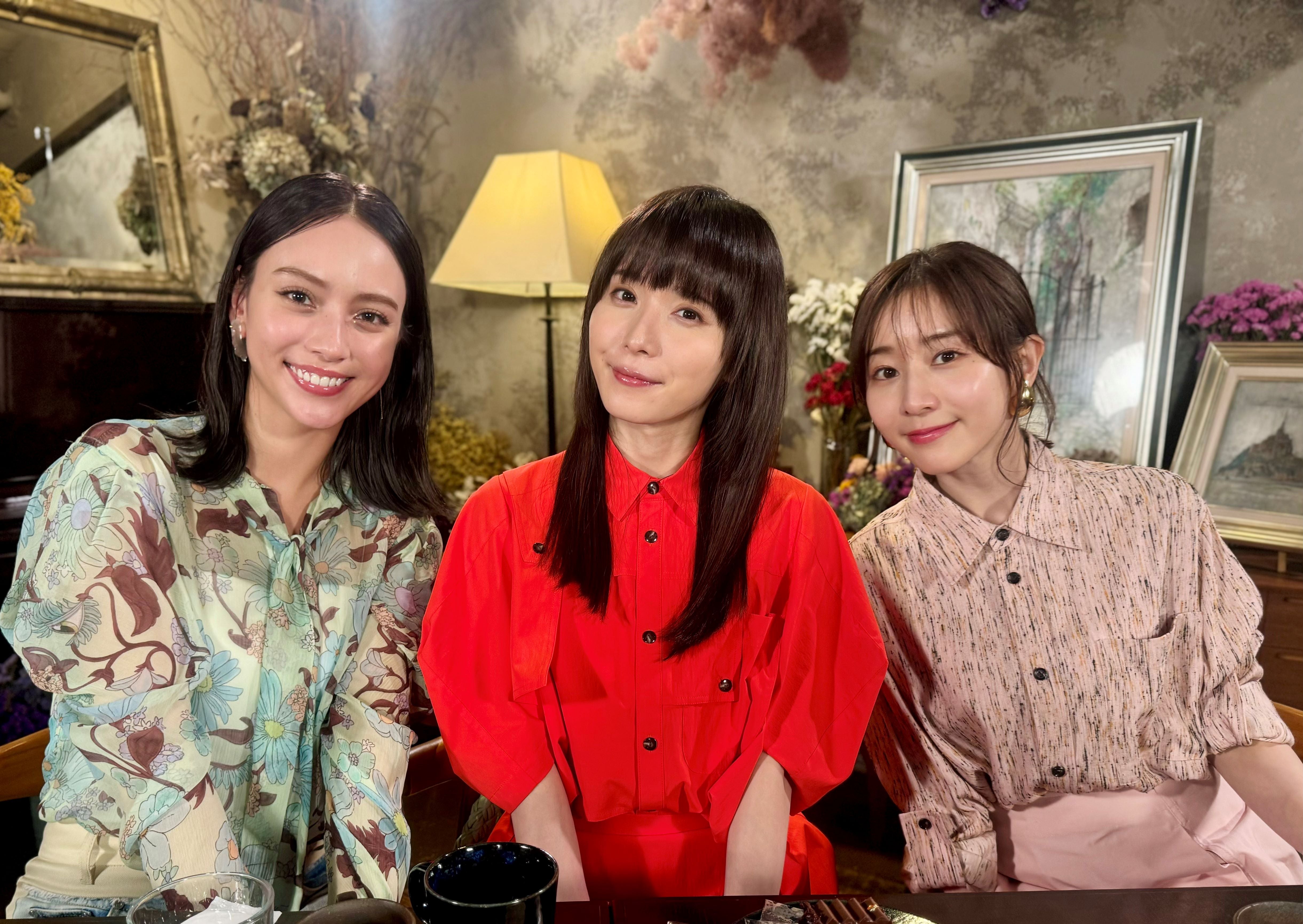 滝沢カレン、松岡茉優、田中みな実（C）カンテレ