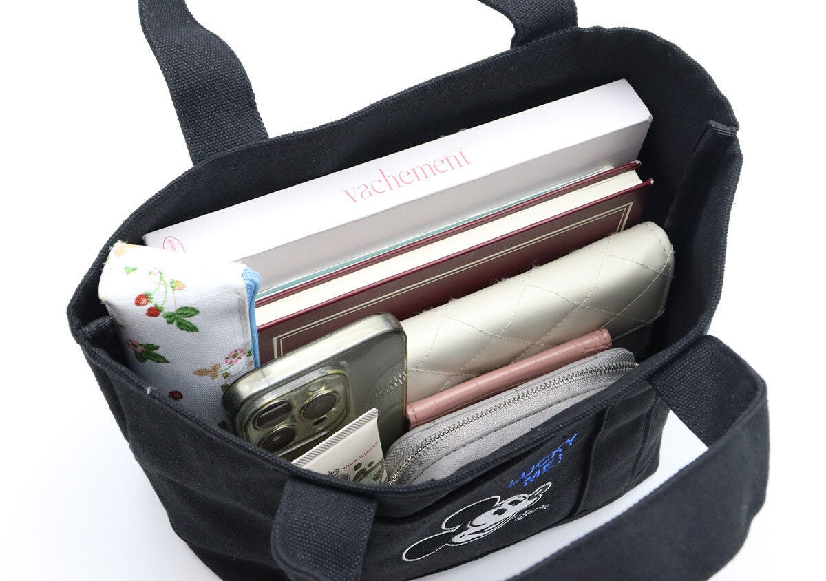 シンゾーンミッキーマウス両A面トートバッグ収納力