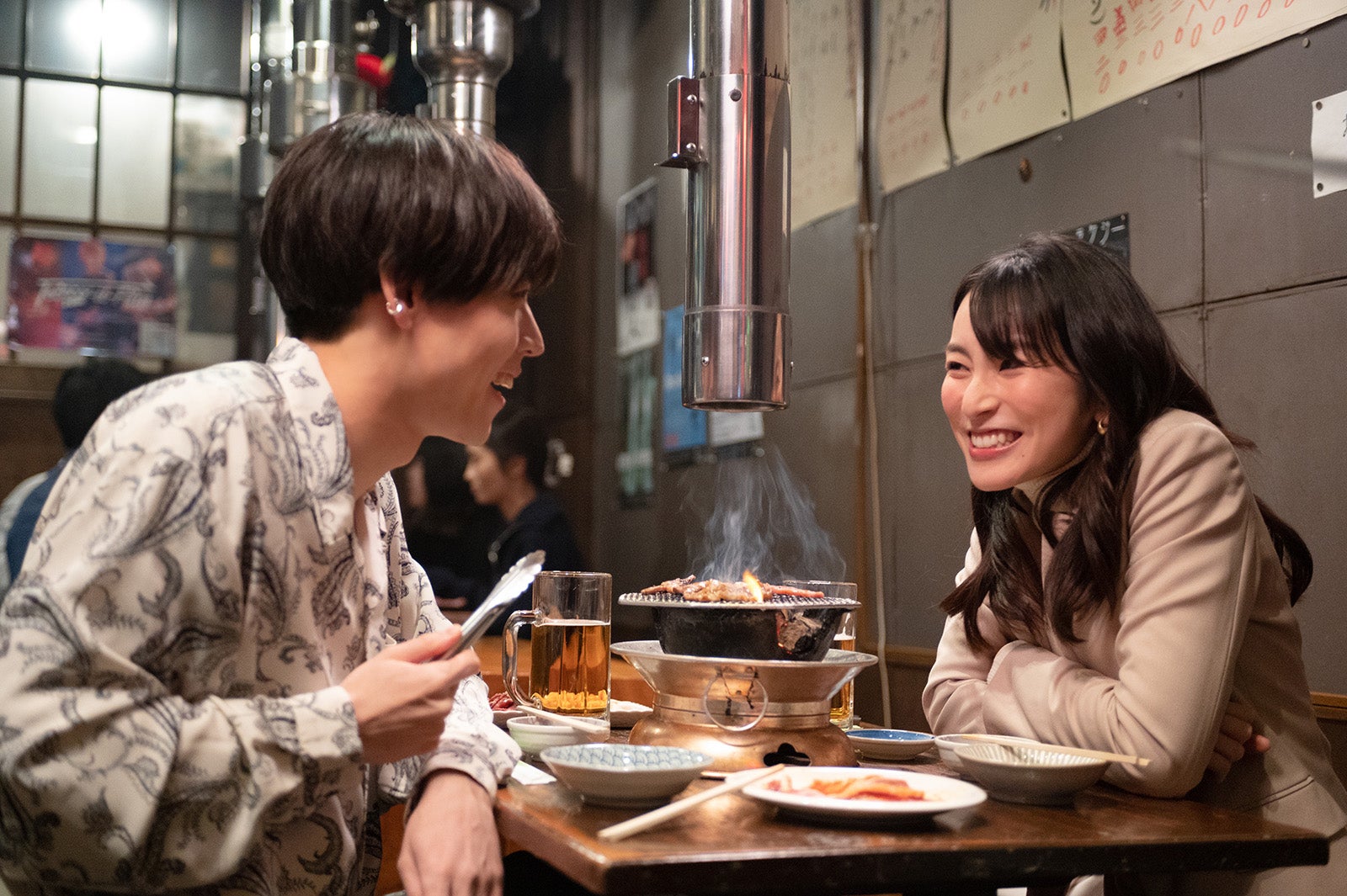 岩岡徹、宮下かな子「私が獣になった夜～好きになっちゃいけない～」第4話（C）AbemaTV, Inc.