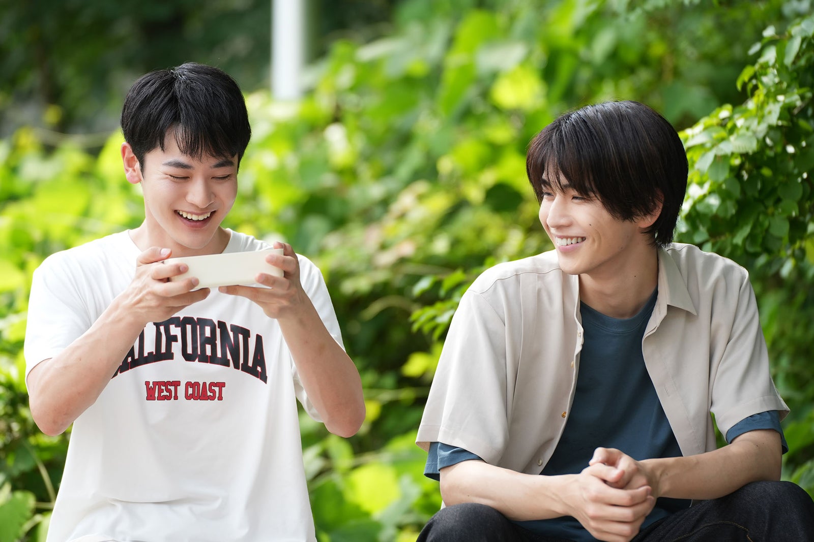 小林虎之介、中沢元紀「ひだまりが聴こえる」第11話より（C）「ひだまりが聴こえる」製作委員会