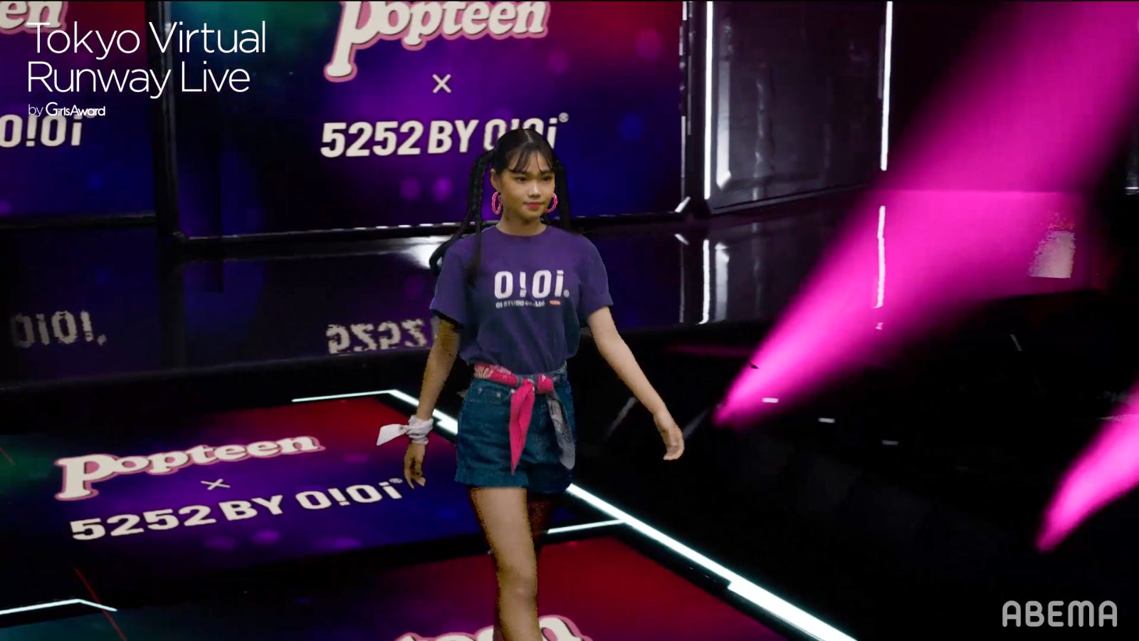 ゆあぽて（C）Tokyo Virtual Runway Live by GirlsAward （C）AbemaTV, Inc.