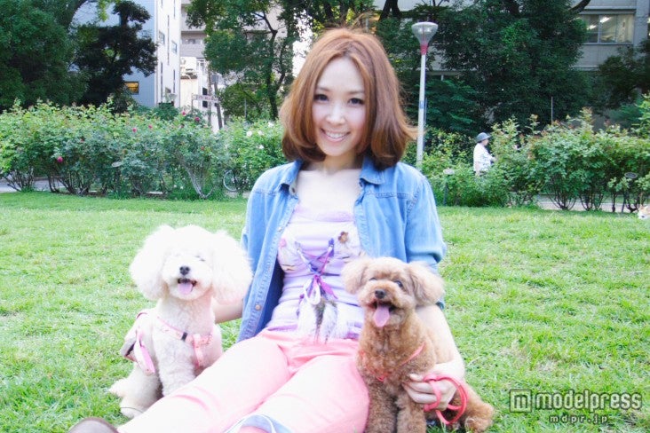 垣内りかと飼っている愛犬