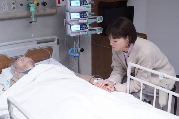 柄本明、上野樹里「監察医 朝顔」第16話より(C)フジテレビ