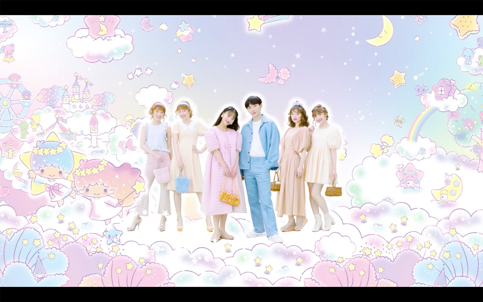 「LittleTwinStars～雲の上のファッションショー～」（C）‘21 SANRIO（C）‘21 SANRIO／SEGATOYS S／D・G S／F・G SP-M S／T・F 著作（株）サンリオ