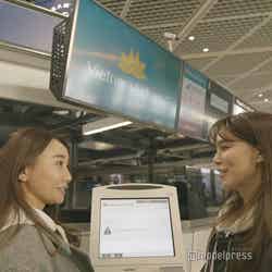 ベトナム航空チェックインカウンター/撮影協力:成田国際空港株式会社 (C)モデルプレス