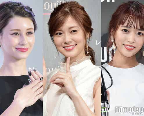 女性が選ぶ“なりたい顔”ランキング発表 白石麻衣・近藤千尋・ダレノガレ明美…1位は?