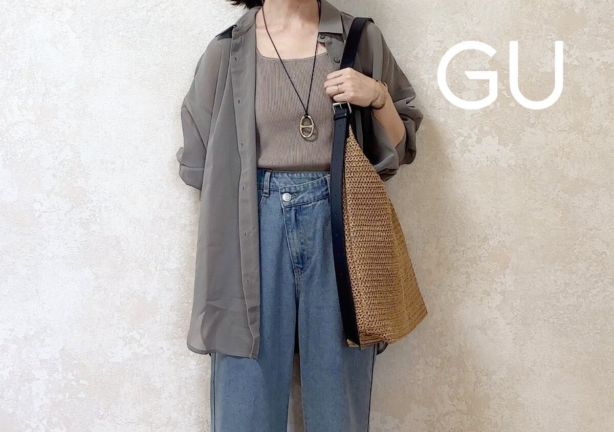 GUで見つけた名品♡インナー感ゼロのタンクトップが30代40代の夏に手放せない
