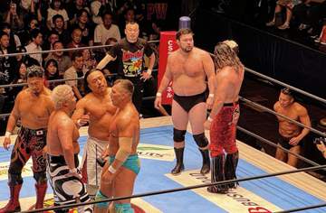 G1開幕直前に刺激・・・ウルフアロン、IWGP王者・辻陽太と初遭遇、必殺技を払い腰で返す 辻は名指しで挑発「やっぱすげえな・・・決勝で待ってるぜ」