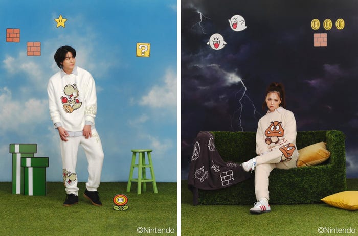 稲葉友、藤田ニコル「SUPER MARIO meets GELATO PIQUE」第4弾コレクション(提供写真)