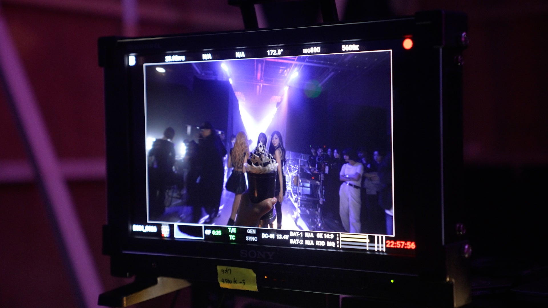 aespa／CMメイキングより（提供写真）