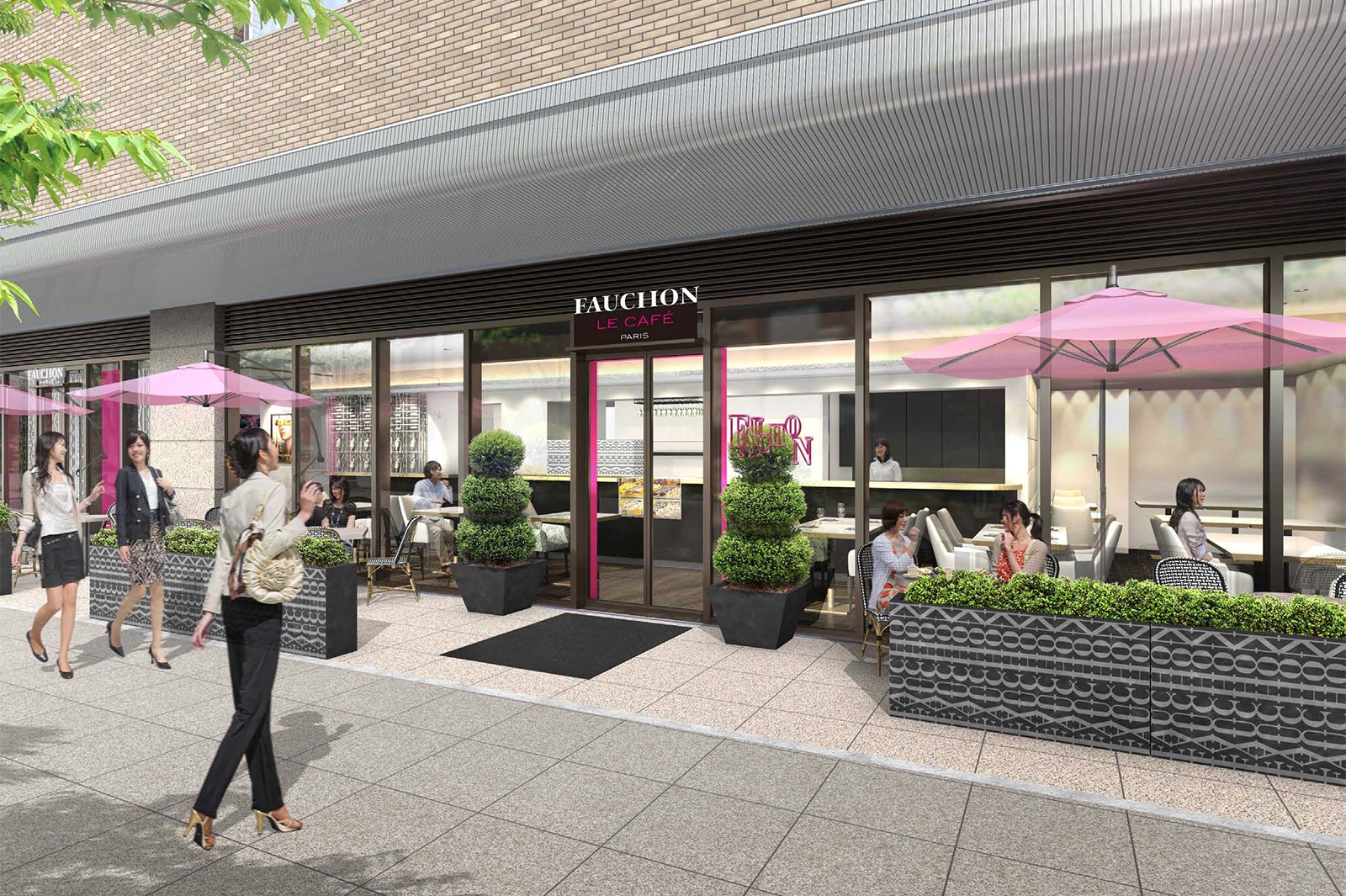 フォション ル・カフェ エントランス イメージ／画像提供：フォション