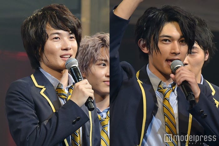 『HANDSOME FESTIVAL 2016』でのキスが話題の(左から)神木隆之介、吉沢亮 (C)モデルプレス