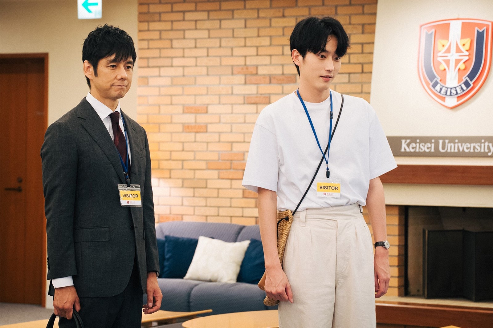 西島秀俊、杉野遥亮／「ユニコーンに乗って」第3話より（C）TBS／撮影：加藤春日