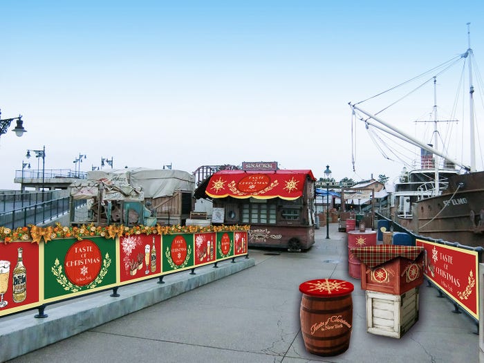 「テイスト・オブ・クリスマス 」のデコレーション/東京ディズニーシー※イメージ (C)Disney