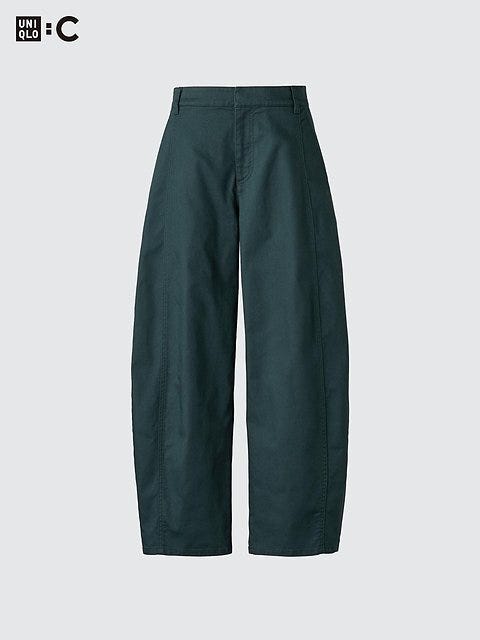 ユニクロ コットンカーブアンクルパンツ ユニクロのコットンカーブアンクルパンツ