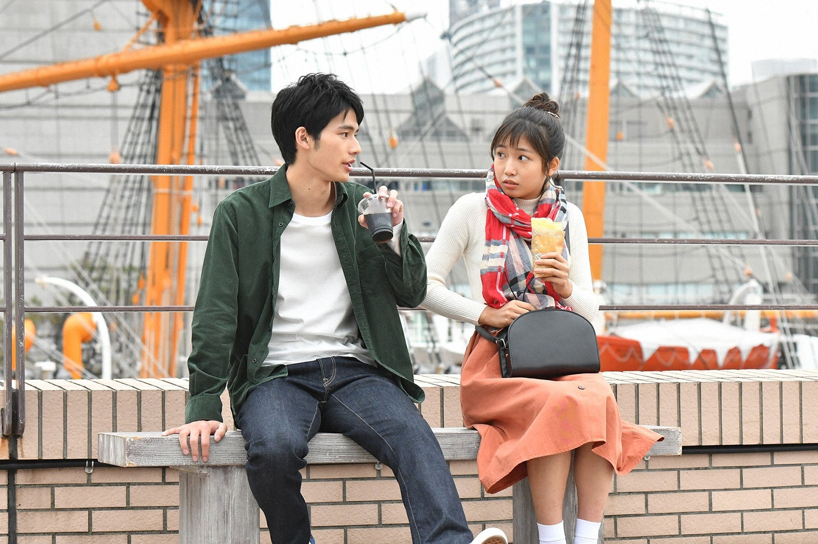 岡田健史、小野莉奈／「中学聖日記」第7話より（C）TBS