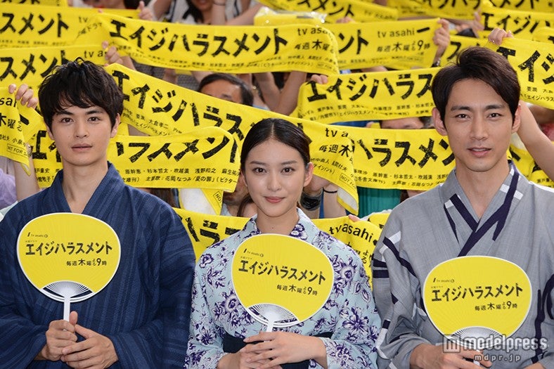 左より：瀬戸康史、武井咲、小泉孝太郎