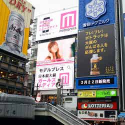 大阪・道頓堀に新たなシンボルが誕生、巨大な迫力は日本最大級！＜モデルプレスも映像配信＞（C）モデルプレス