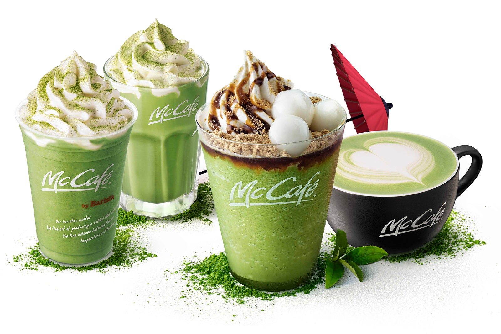 マックカフェ、人気の抹茶シリーズが“抹茶増量”！芳醇な風味がUP