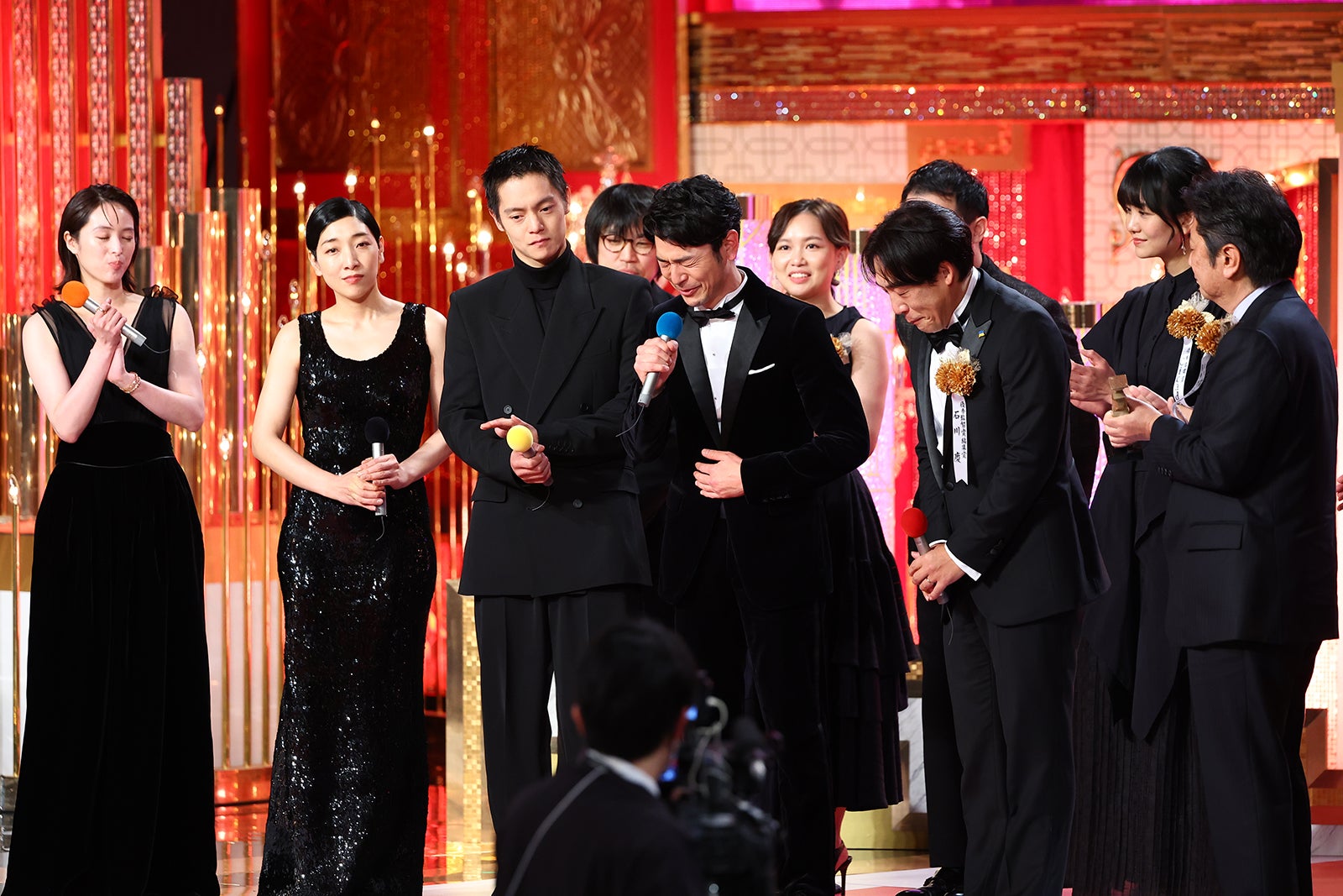 妻夫木聡ら（写真提供：東京写真記者協会）