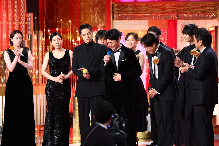 妻夫木聡ら(写真提供:東京写真記者協会)