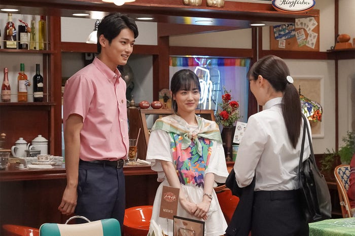 中川大輔、山下美月、福原遥/「舞いあがれ!」第73話(C)NHK